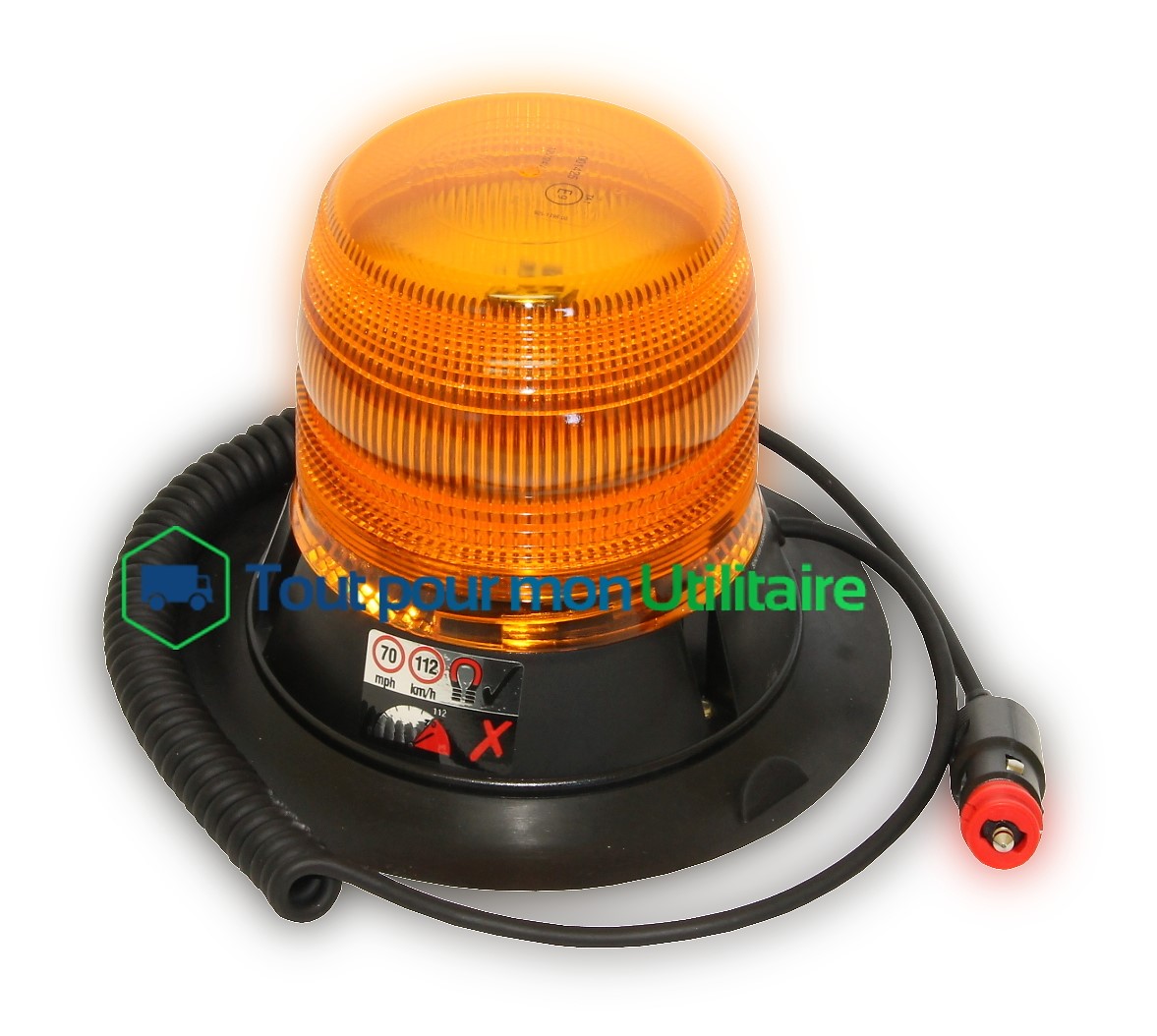 Macllar 3 Paquet Gyrophare LED Orange, Feux d'avertissement de Phare  Clignotant à LED, éclairage d'urgence de Voiture Sécurité Automobile pour