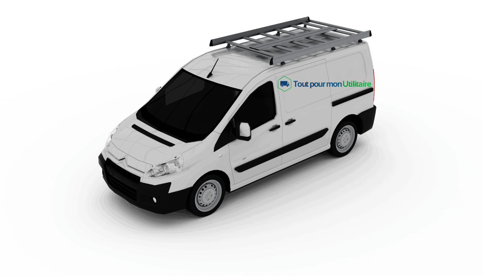 Barres de toit Profilées Aluminium pour Peugeot Partner 2 Tepee